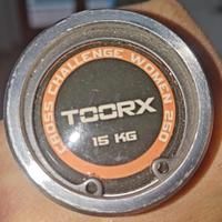 Toorx - Bilanciere Olimpionico Pesi Bumper 5 10kg