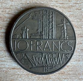 Moneta 10 Francs Republique Francaise usate stock