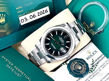 Rolex Datejust 41mm Verde Ombrè - Giugno 2026
