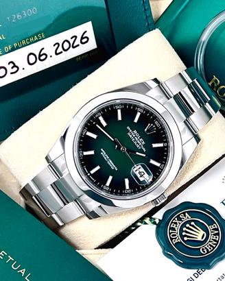 Rolex Datejust 41mm Verde Ombrè - Giugno 2026