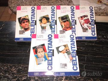 Nr. 6 VHS con film di Adriano Celentano(tot. E 5)