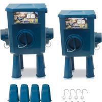 2x Mangiatoie Polli Galline