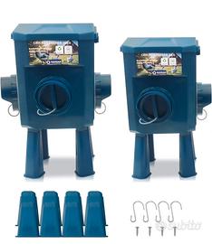 2x Mangiatoie Polli Galline