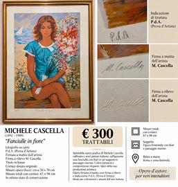 Michele Cascella- fanciulla in Fiore