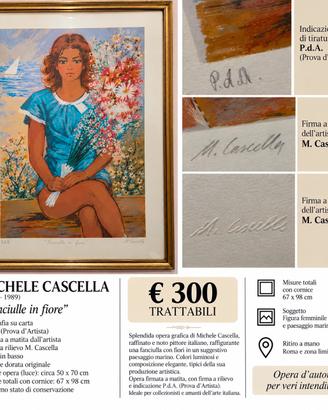 Michele Cascella- fanciulla in Fiore