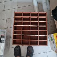 scaffale vintage 