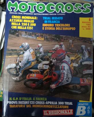 rivista MOTOCROSS numero 5 del 1985