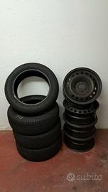 Pneumatici invernali + cerchi in ferro 16"