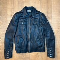giacca in pelle vintage iceberg