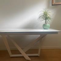 Tavolo sala da pranzo effetto marmo