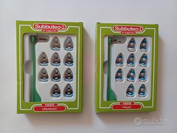 Subbuteo - squadre Italia 1968 e Uruguay  1950