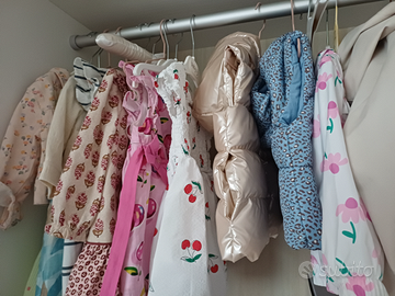 Stock personalizzabile abbigliamento bambina 0-18m