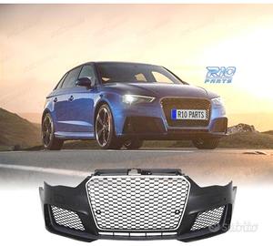 PARAURTI ANTERIORE AUDI A3 8V 12-16 LOOK RS3 PDC S