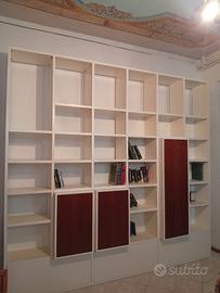 Libreria laccata biaco