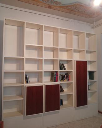Libreria laccata biaco