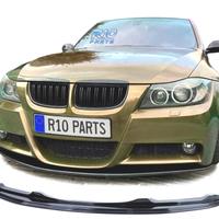 SPOILER LIP BMW E90 E91 05-08 LOOK M NERO LUCIDO