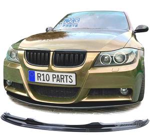 SPOILER LIP BMW E90 E91 05-08 LOOK M NERO LUCIDO