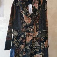 Cappotto donna damascato multicolore Liu Jo