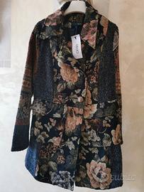 Cappotto donna damascato multicolore Liu Jo