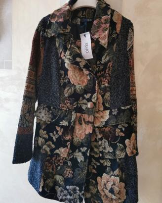 Cappotto donna damascato multicolore Liu Jo