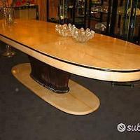 1940 Tavolo ovale Dèco. RARO. Design