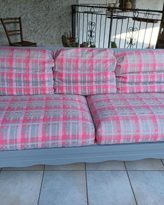Divano legno stile country