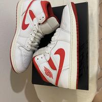 Nike AJ 1 Mid SE White Lobster Dune Red Sail