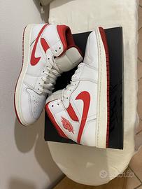 Nike AJ 1 Mid SE White Lobster Dune Red Sail