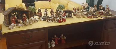 Presepe THUN Giubileo 2000 completo 47 pezzi