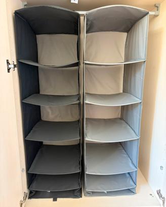 Set 4 organizer appesi IKEA Skubb per armadio
