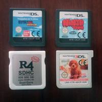 4 giochi DS 3DS DRAGONBALL NINJA TOWN R4 DOGS