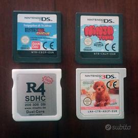 4 giochi DS 3DS DRAGONBALL NINJA TOWN R4 DOGS