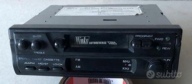 Autoradio mangiacassette vintage Winks