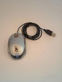 Mouse USB cablato OK Tech – Argento