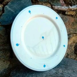 Wechsler Keramik Austria piatto torta dipinto '50