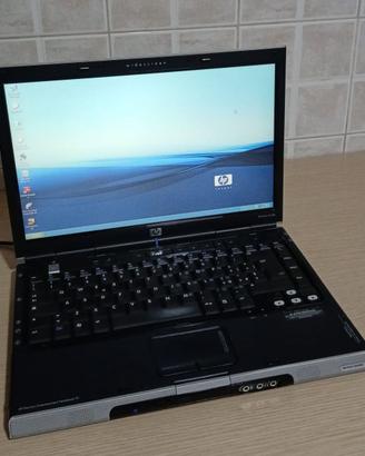Computer Notebook HP dv1000 con Windows XP