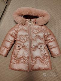 Piumino rosa lucido tg. 3 anni