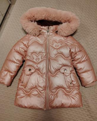 Piumino rosa lucido tg. 3 anni