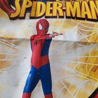 Costume carnevale boy 3-5 anni e sacca Spiderman