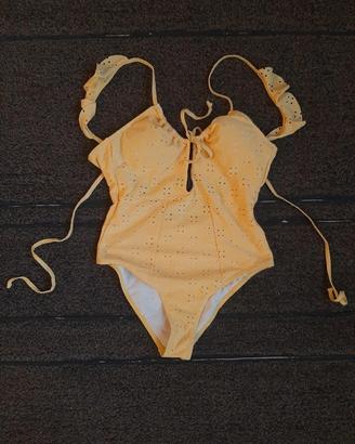 Costume da bagno intero giallo