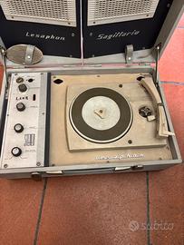 Giradischi con valigetta. NON FUNZIONANTE