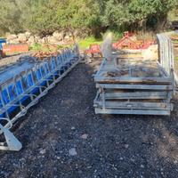 Cattura per mungitrice e palchetto. Refrigeratore