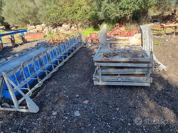 Cattura per mungitrice e palchetto. Refrigeratore