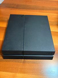 PS4 Sony nera + PlayStation Camera e cavi