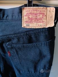 Levi's 501 Vintage Nero Made in UK - Come Nuovo