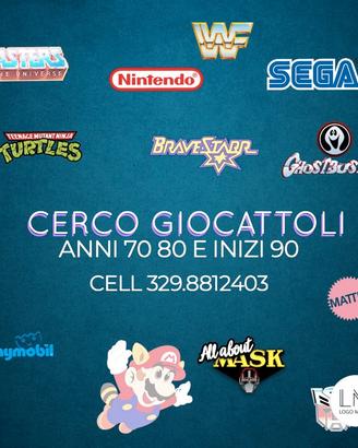 C o mpro giocattoli vecchi vintage anni 80 90