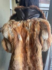 Pelliccia vintage di vera volpe