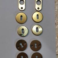 Lotto 5 Coppie Bocchette Serratura Porta