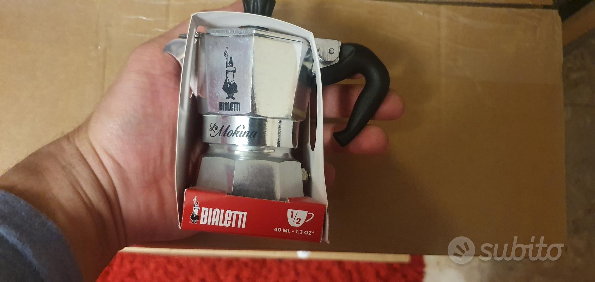 Bialetti Mokina Caffettiera Alluminio, Tazze 0,5, Alluminio 1/2 tazza 