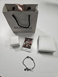 Pandora originale argento 925 + 4 charm 